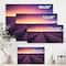 Designart - Sunrise & Dramatic Clouds Over Lavender Field XIII - Farmhouse Canvas Wall Art Print